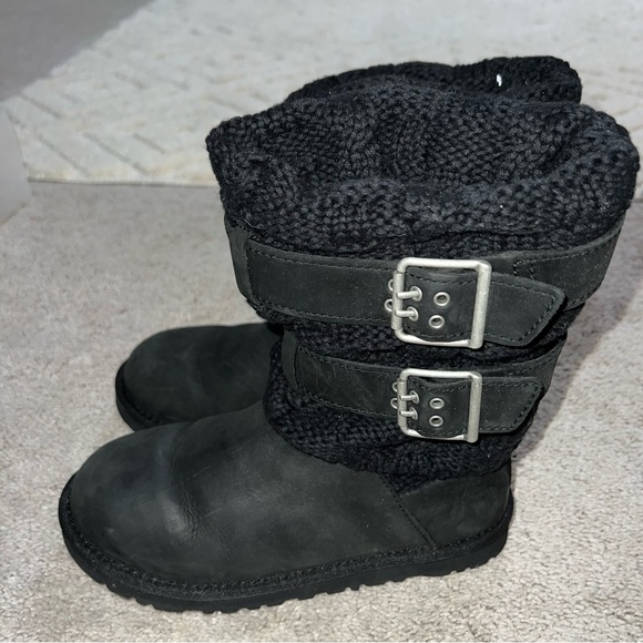 UGG Shoes - UGG Down-knit Sweater Buckle Boot